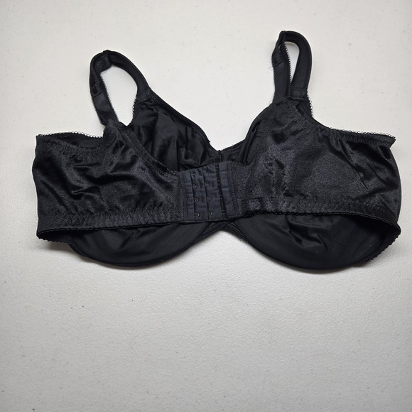 Wacoal Women Bra 44D Black Full Coverage Underwired Strap Adjustable Unlined - Picture 7 of 9